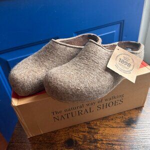 Brand New Haflinger Wool Clog Grizzly Michl